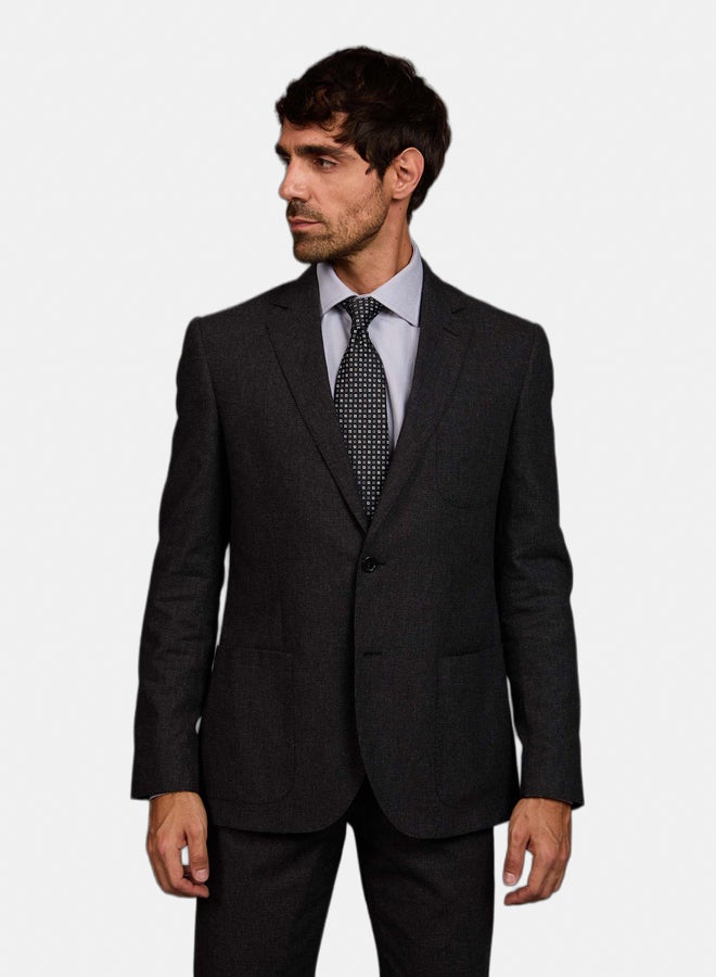 DALYDRESS Men Regular Fit Blazer Black - Image 4
