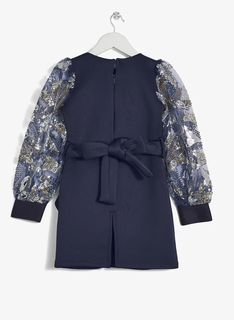 Little Golden Apple Little Puff Sleeve Dress