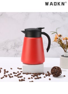 High-Efficiency Insulation Double-Layer 304 Stainless Steel Coffee Kettle, Large Capacity and Portable, Specifically Designed for Office Use（680ml）