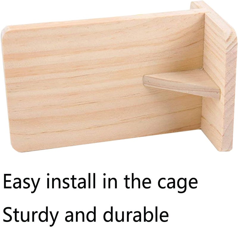 Litewoo Bird Perch Corner Platform Stand Shelf for Birds Budgie Parakeet Cockatiel Conure Cockatoo（Springboard） - Image 3