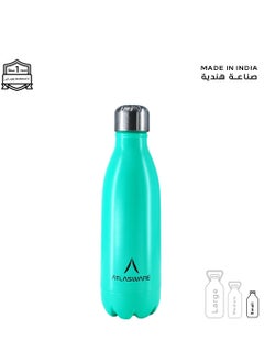 Atlasware Water Bottle with a Capacity of 350 ml, Stainless Steel Water Bottle that keeps Cold for 34 Hours and Keeps Heat for 12 Hours, Tiffany  - Image 1