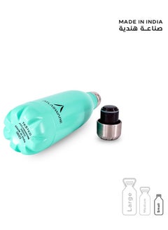 Atlasware Water Bottle with a Capacity of 350 ml, Stainless Steel Water Bottle that keeps Cold for 34 Hours and Keeps Heat for 12 Hours, Tiffany  - Image 5
