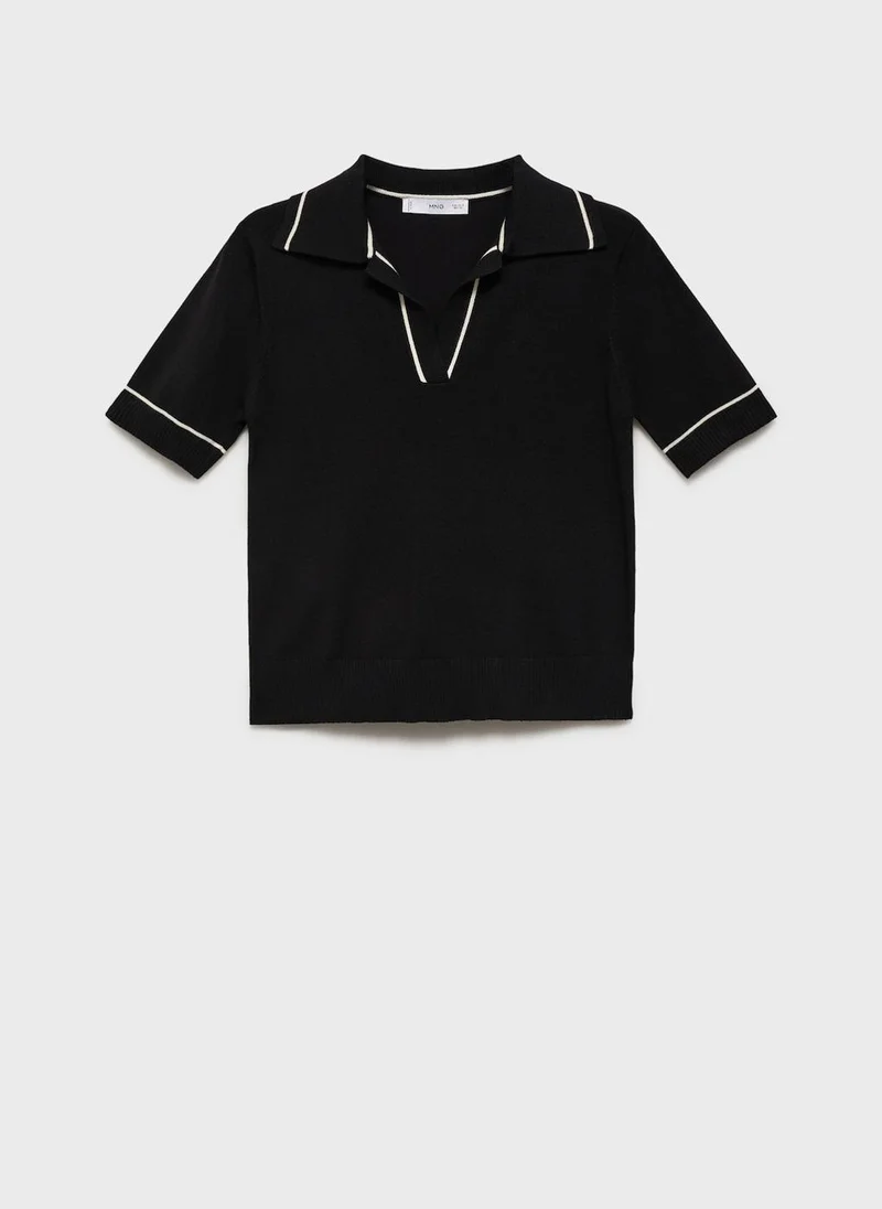 MANGO Polo Neck  Sweater