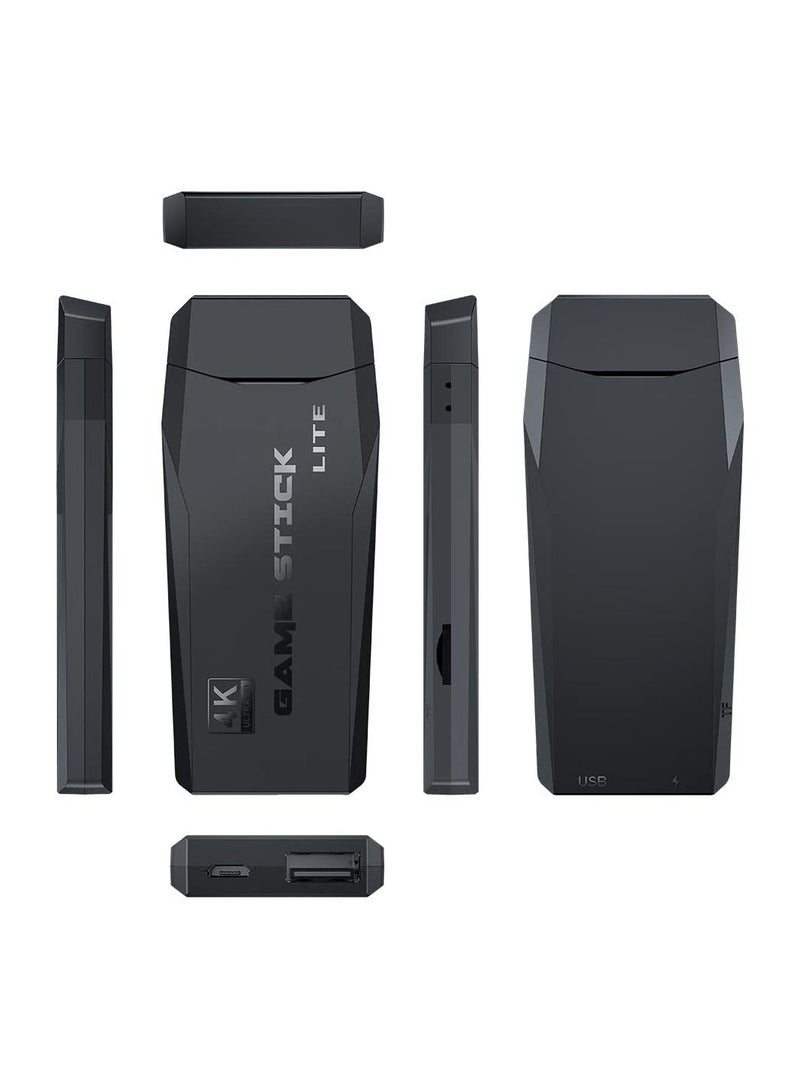 2.4G Wireless Controller Gamepad Console Stick Plug and Play Video Game Stick with 10000+ Games 9 Classic Emulators 4K High Definition HDMI Output for TV with Dual 2.4G Wireless Controllers - Image 2