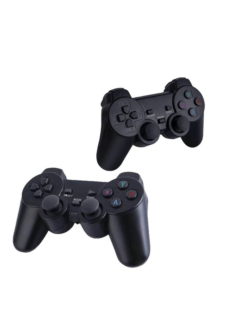 2.4G Wireless Controller Gamepad Console Stick Plug and Play Video Game Stick with 10000+ Games 9 Classic Emulators 4K High Definition HDMI Output for TV with Dual 2.4G Wireless Controllers - Image 3