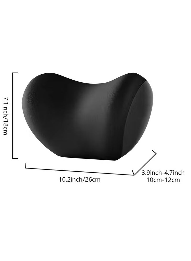 Car Headrest,for Neck Pain Relief U-Shape Ergonomic Memory Foam Neck Support Pillow, Easy Installation, Soft & Comfortable Car Neck Support Pillow, Adjustable, Breathable, for Car, Travel, Office, 2-in-1 Multi-Function Design - Image 2