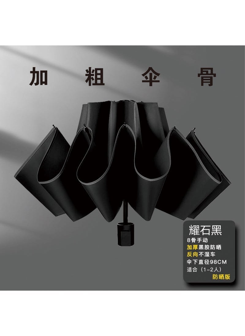 Arabest Folding 12-bone automatic umbrella men's large double women's dual-use sun protection UV protection sun umbrella  - Image 1