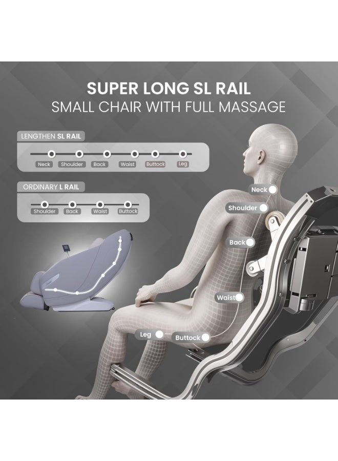 Nourest Astro Full Body Massage Chair - SL Track - 12 Auto Programs, Zero Gravity, Voice Control, Heated Therapy, Foot Rollers - Image 2