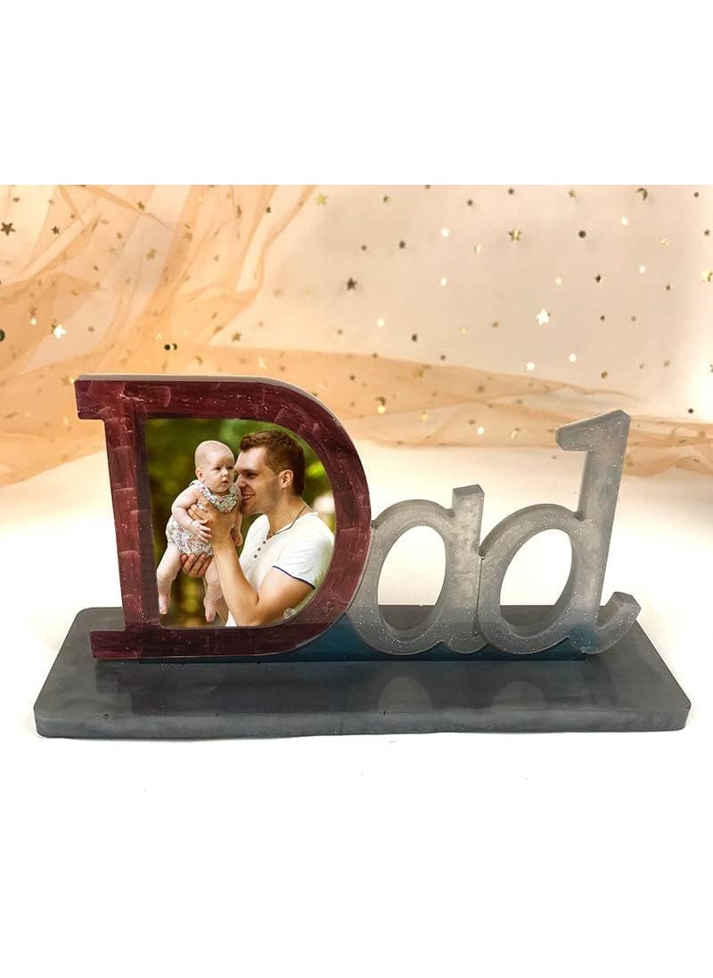 MATIN IMPEX MATIN IMPEX Family photo frame shiny mold Dad photo frame mold Dad gift mold  - Image 2