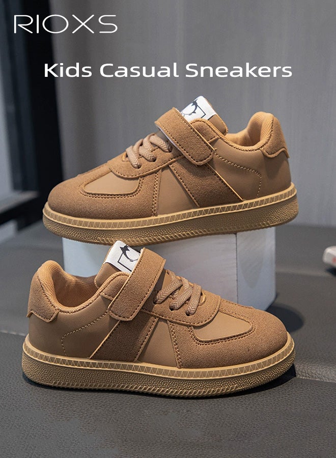 ريوكس أحذية رياضية كاجوال للأطفال، أحذية مشي مريحة للأولاد والبنات بتصميم فيلكرو، أحذية أطفال حافية القدمين مضادة للانزلاق، أحذية رياضية أنيقة، أحذية جري خارجية، أحذية بيضاء أحذية رياضية، أحذية جري خارجية، أحذية بيضاء - Image 2