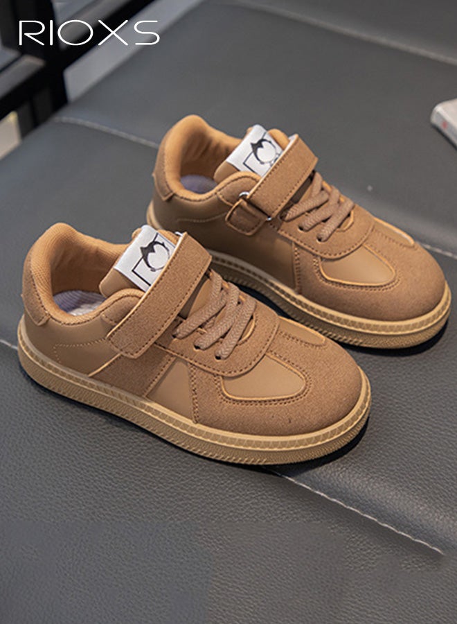 ريوكس أحذية رياضية كاجوال للأطفال، أحذية مشي مريحة للأولاد والبنات بتصميم فيلكرو، أحذية أطفال حافية القدمين مضادة للانزلاق، أحذية رياضية أنيقة، أحذية جري خارجية، أحذية بيضاء أحذية رياضية، أحذية جري خارجية، أحذية بيضاء - Image 1