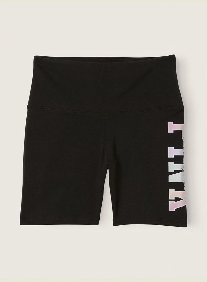 PINK 6" Cotton High Waist Biker Shorts