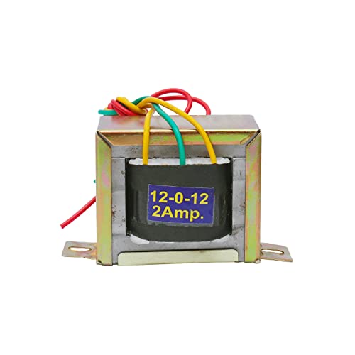 Electronicspices Electronic Spices Transformers 12-0-12 2AMP AC Current Step Down Vertical Mount Electric Power Transformer (12-0-12 2AMP) - Image 1