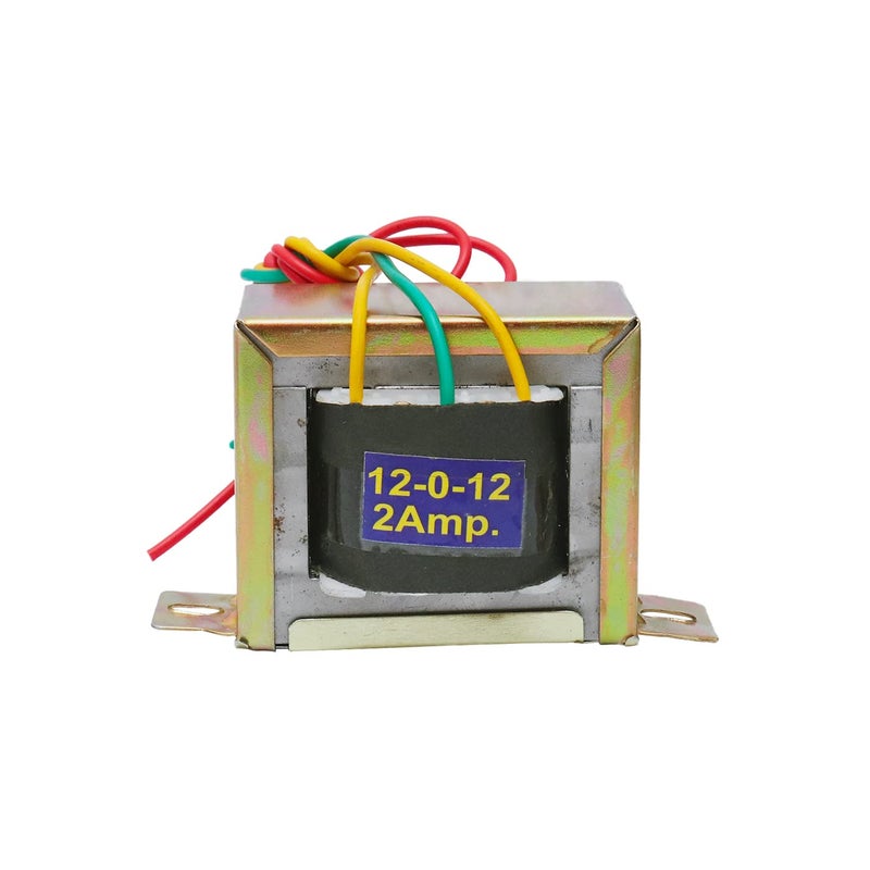 Electronicspices Electronic Spices Transformers 12-0-12 2AMP AC Current Step Down Vertical Mount Electric Power Transformer (12-0-12 2AMP) - Image 3