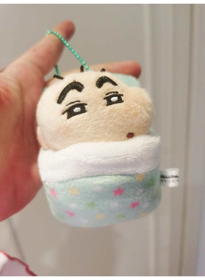 Japanese Crayon Xiaoxin Kindergarten Sleeping Series Adaini Men's Wind Room Chain Bag Keychain Pendant-Specifications:Pendant 10cm [in Stock]]-Color:Male  - Image 4