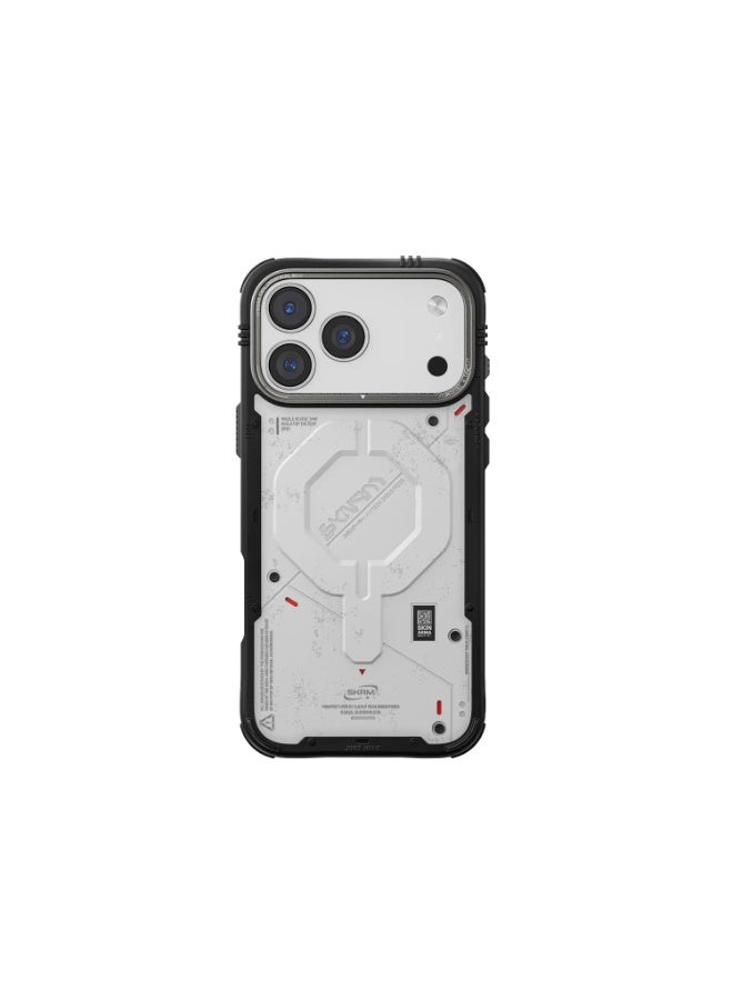 إسكينارما غطاء iPhone 17 Pro Max VIGOR – غطاء واقٍ مع زوايا ماصة للصدمات، حارس كاميرا مرتفع، حامل قبضة قابل للطي ومتوافق مع MagSafe - Image 1