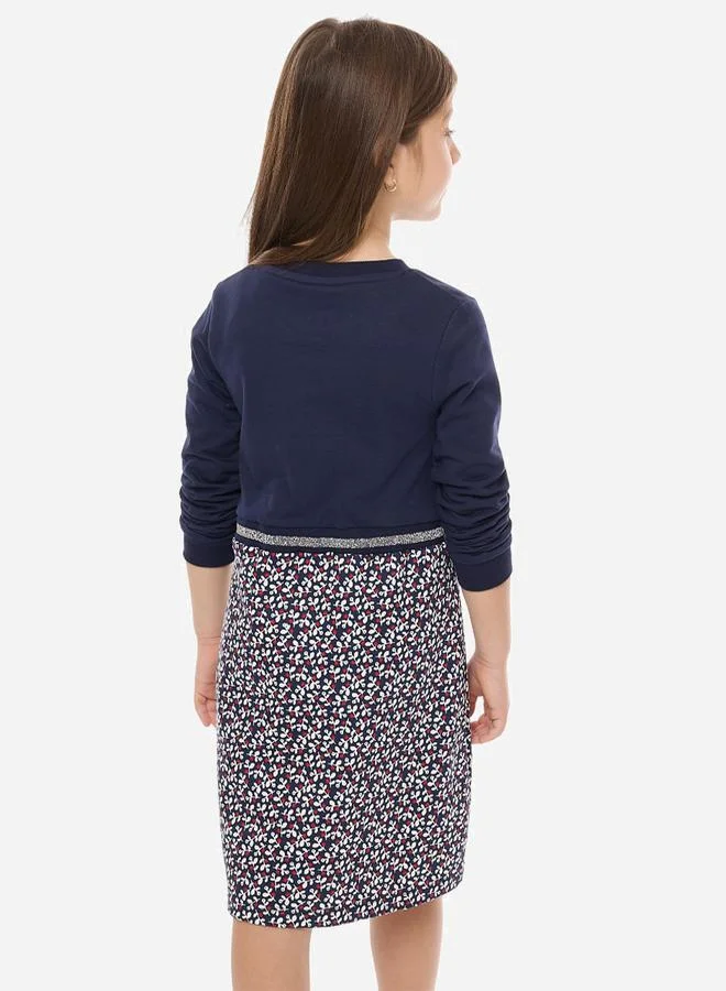 victor and jane Printed Skater Dress