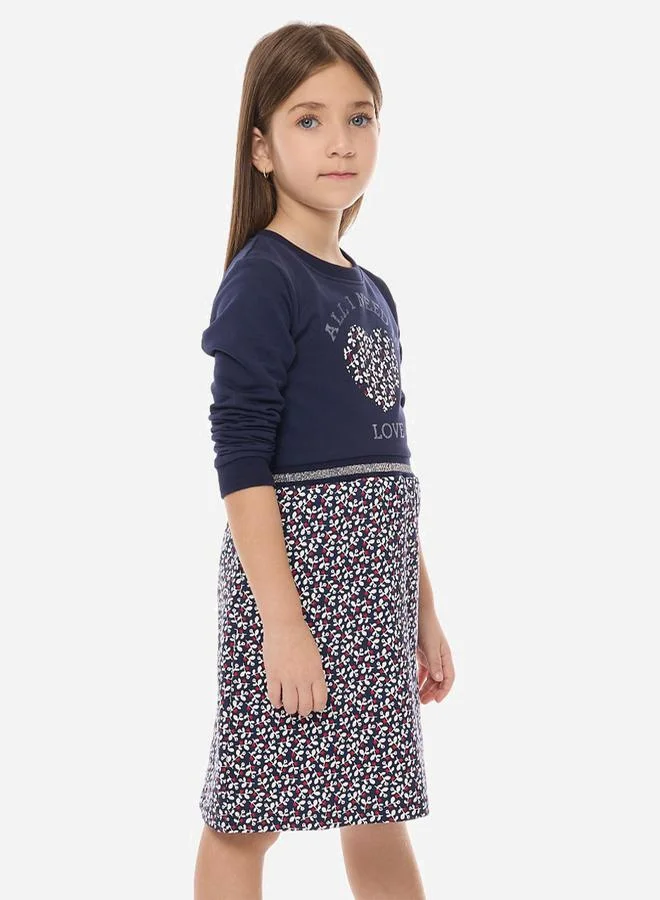 victor and jane Printed Skater Dress