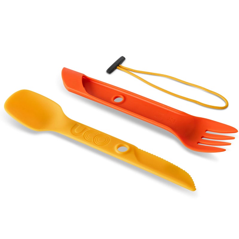 UCO 2-Piece Switch Spork Camping Spoon-Fork-Knife Utensil - Image 1