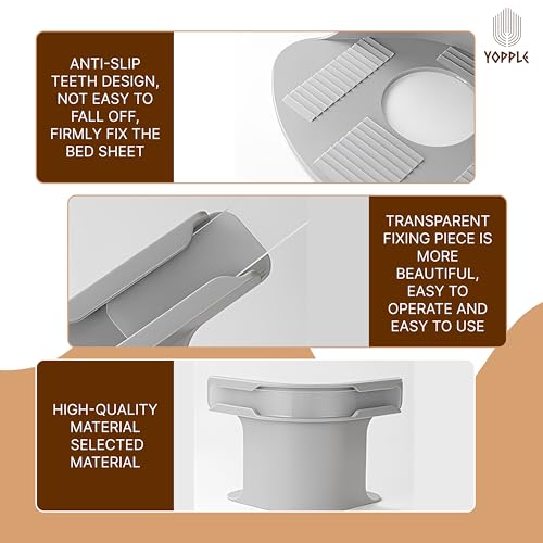 Yopple Bedsheet Holder Clip for Bed, Adjustable Bed Sheet Holder Corner Straps, Bedsheets Holder for Tight Fit, Bedsheet Gripper Corner, Bed Sheet Holder for All Sizes, Bed Accessories Items - Image 5