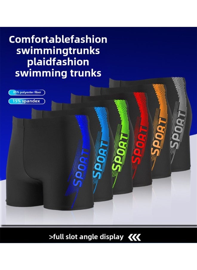 Generic - Simple Printed Men's Swimming Trunks Plus Size Soft And Comfortable Lining Adult Hot Spring Boxer Swimming Trunks Wholesale-Color:Multicolor Mixed Hair-Size:XXL (recommended 60.00 Kg-70.00 Kg - Image 1