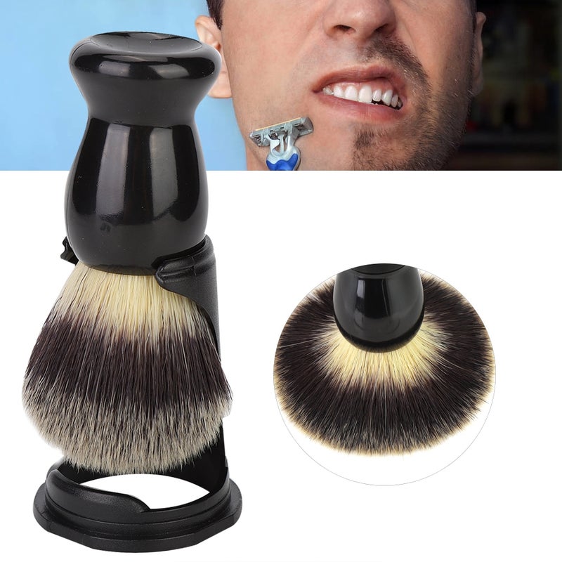 Black Acrylic Shaving Brush Holder Support Beard Brush Stand Shaving Tool (Holder) - Image 4