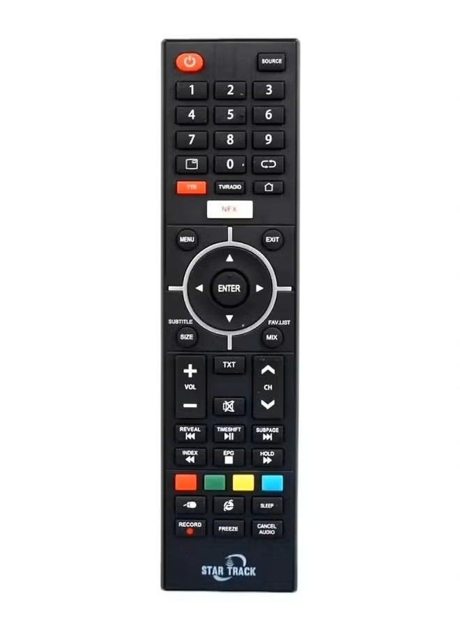 STAR TRACK Remote Control Star Track Smart TV , LED , LCD , Replaced Remote compatible with Star Track Smart TV with YouTube & Netflix Key Buttons 