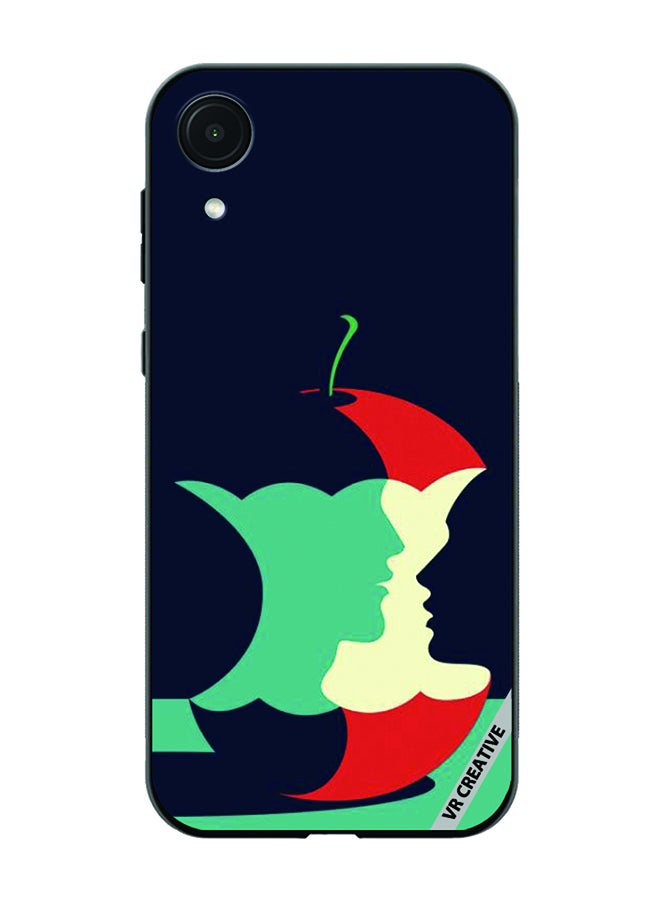 VR CREATIVE Protective Case Cover For Samsung Galaxy A03 Core Eaten Apple Design Multicolour - Image 1
