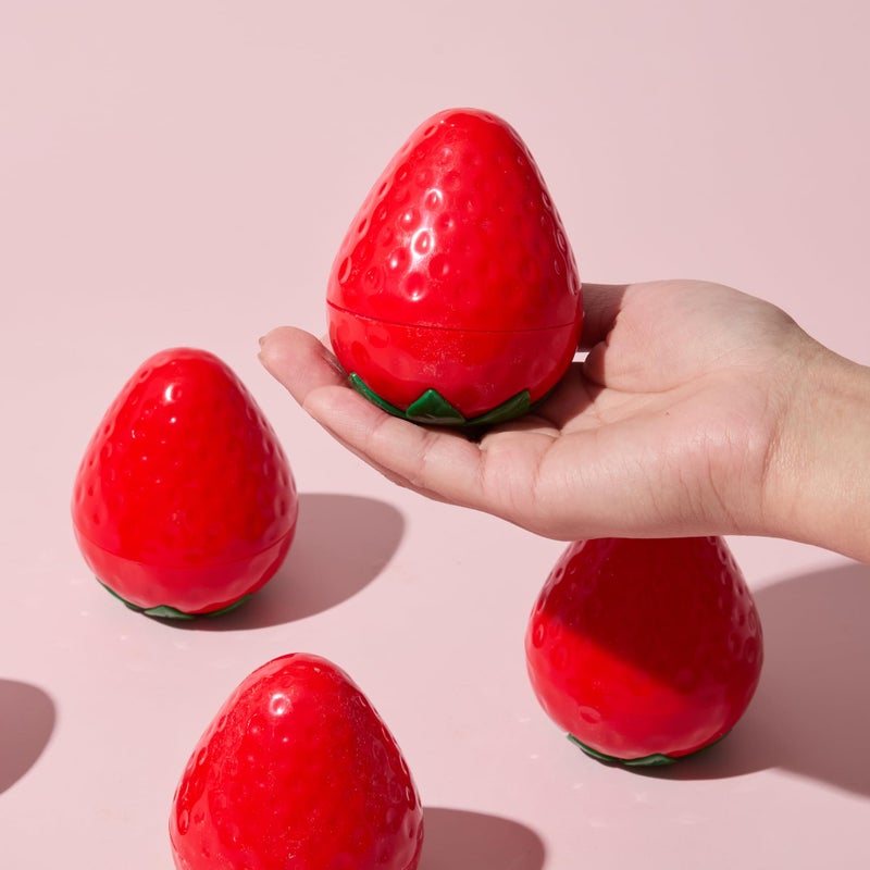 TONYMOLY Very Berry Strawberry Valentineâ€™s Day Gift Set â€“ Hydrating Hand Cream with Sweet Fruity Scent & Limited-Edition Strawberry Candle, Self-Care & Galentineâ€™s Gift for Women - Image 5