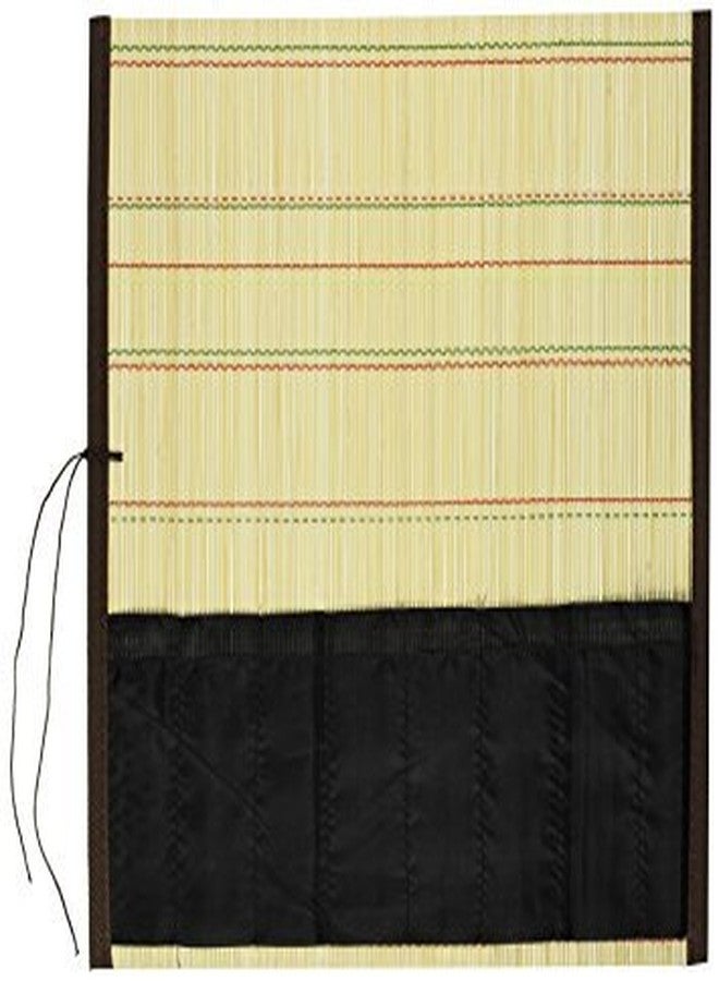 HS Bamboo Mat (Painting Studio Bamboo Brush Roll Up Mat Holder) (SMALL) - Image 2