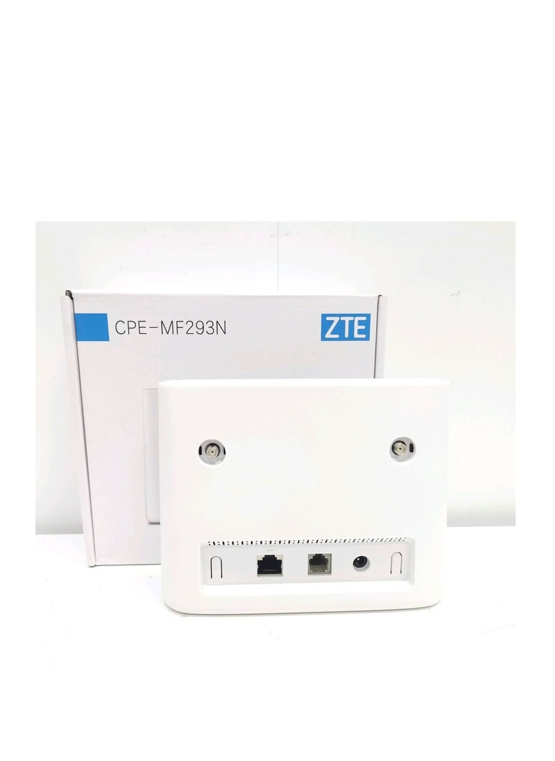 ZTE - ZTE MF293N 4G LTE WiFi Router  CAT4 - 150 Mbps. 32 Users For Home - Image 1