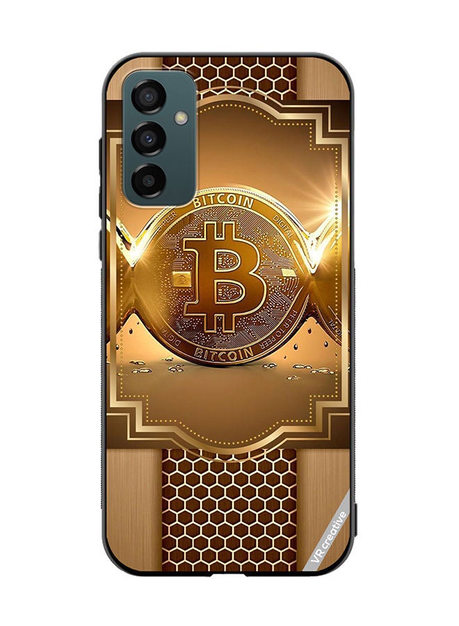 VR CREATIVE Protective Case Cover For Samsung Galaxy F13/M13 Royal Bitcoin Design Multicolour - Image 1