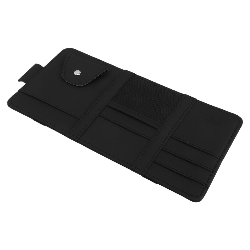 Car Sun Visor Organizer Automotive Visor Cards Pouch Versatile Sun Visor Cards Sunglasses Clip Convenient Cards Pocket Truck Sun Visor Cards Organizer - Image 5