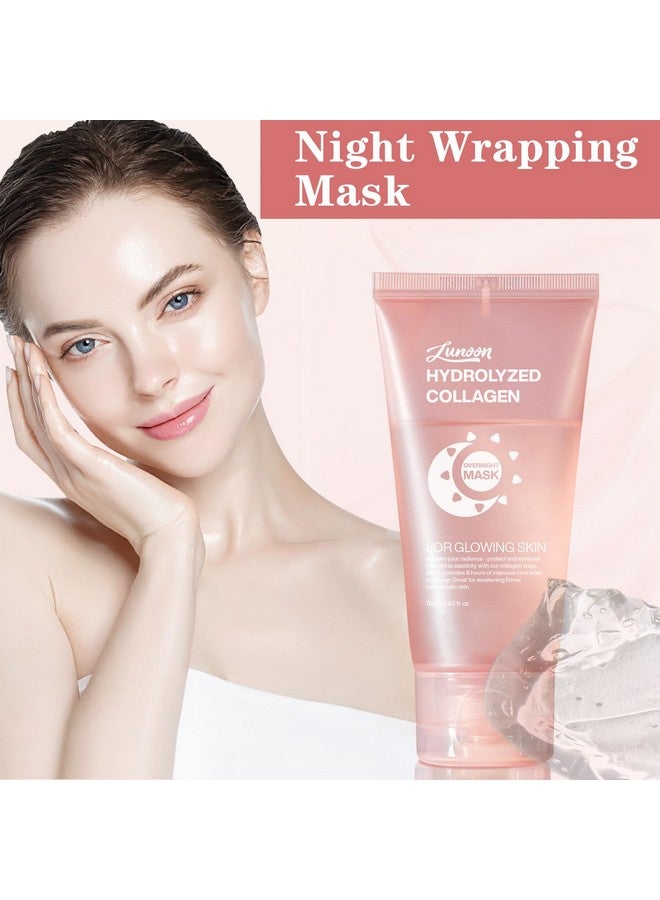 جيه آي اس كيه جي قناع جيسكج الليلي للتغليف بالكولاجين، قطعتين، ترطيب ومرونة وشد البشرة وعلاج عميق للوجه، قناع النوم بالكولاجين الحيوي. - Image 2