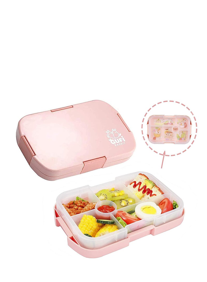 Cool Baby Style COOLBABY Kids Lunch Box, Bento Box for Kid with 6 Compartments, Suitable for Microwave and Dishwasher, 920ml Lunch Container for Kids  - Image 1