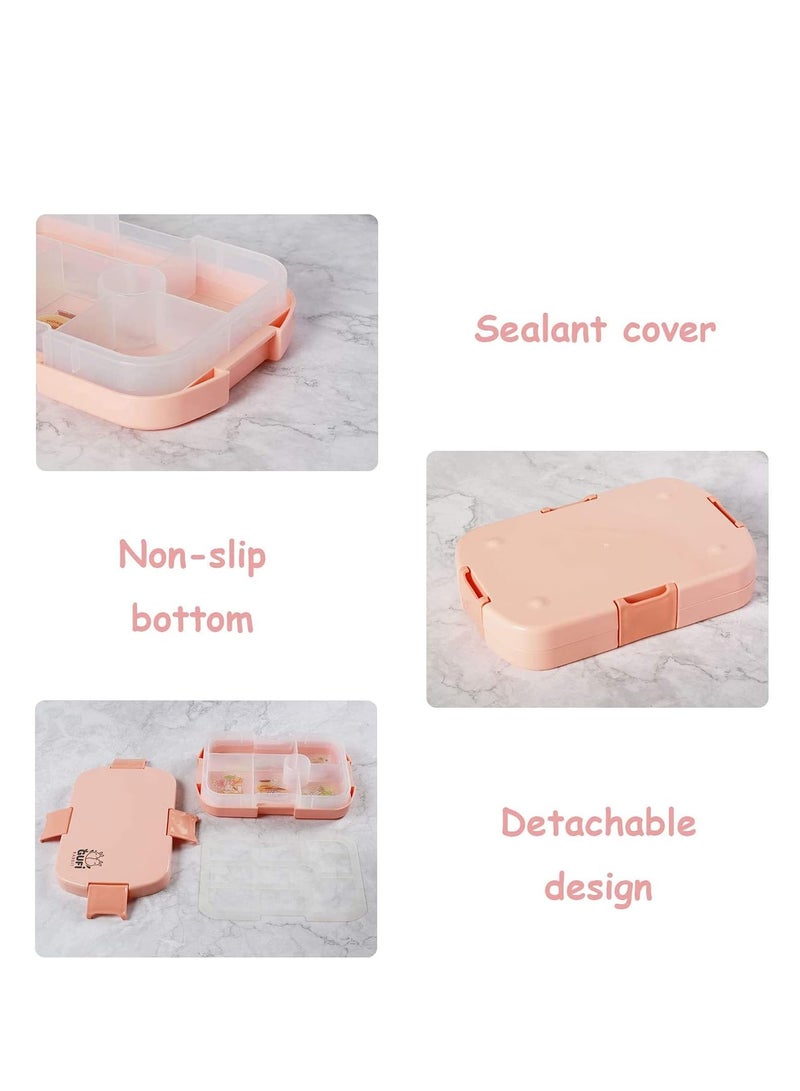 Cool Baby Style COOLBABY Kids Lunch Box, Bento Box for Kid with 6 Compartments, Suitable for Microwave and Dishwasher, 920ml Lunch Container for Kids  - Image 3