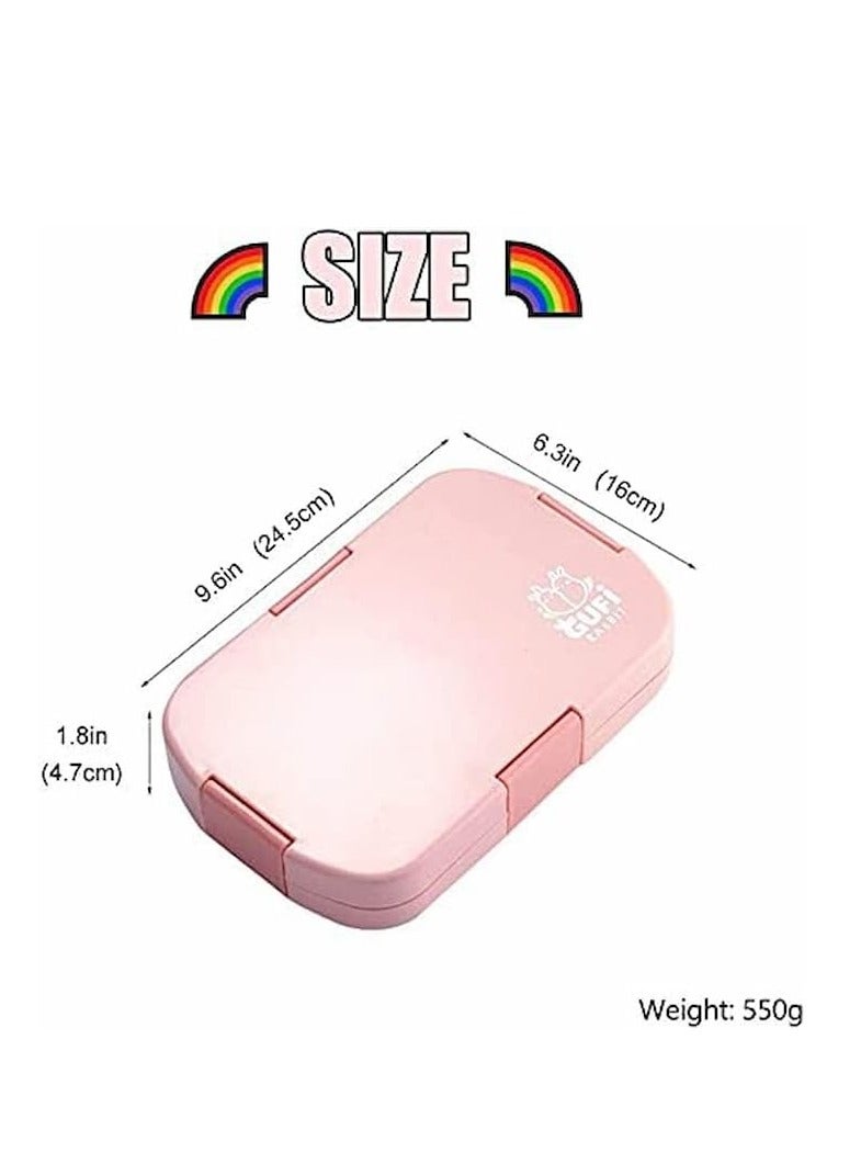 Cool Baby Style COOLBABY Kids Lunch Box, Bento Box for Kid with 6 Compartments, Suitable for Microwave and Dishwasher, 920ml Lunch Container for Kids  - Image 5