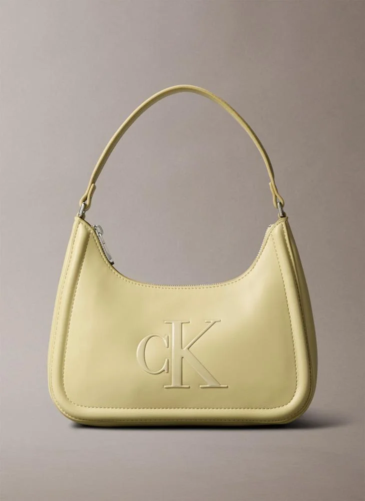 كالفن كلاين Logo Raised Small Shoulder Bag