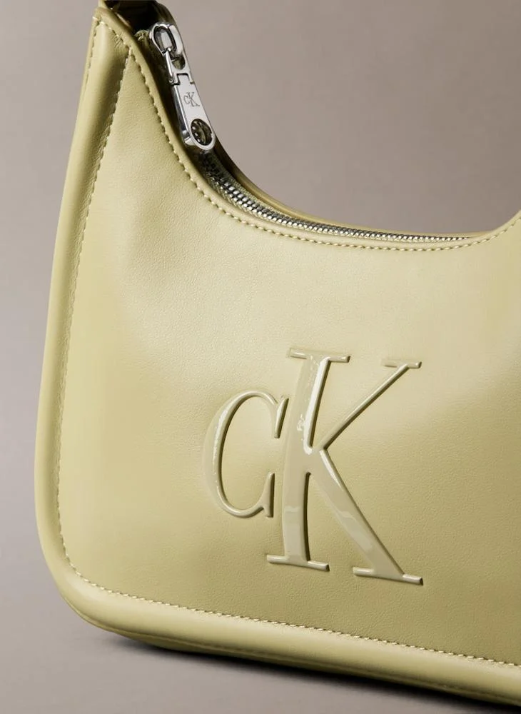 CALVIN KLEIN Logo Raised Small Shoulder Bag