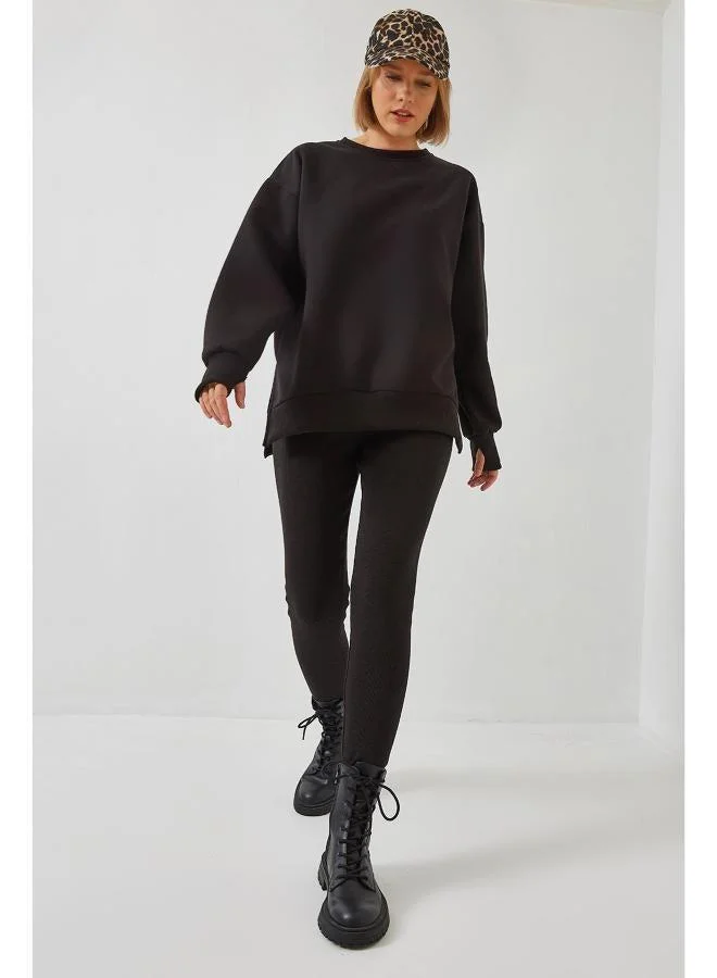 Ginger Oversize Soft Touch Sweatshirt & Legging Set