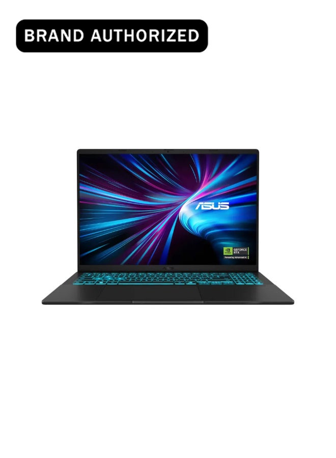 ASUS V16 Intel Core 5 210H Processor, 16 GB RAM, 512B SSD, 6 GB NVIDIA RTX 4050, 16" WUXGA Display, Windows 11 Home, English & Arabic Keyboard, 1 Year Warranty | V3607VU-RP038W Matte Black