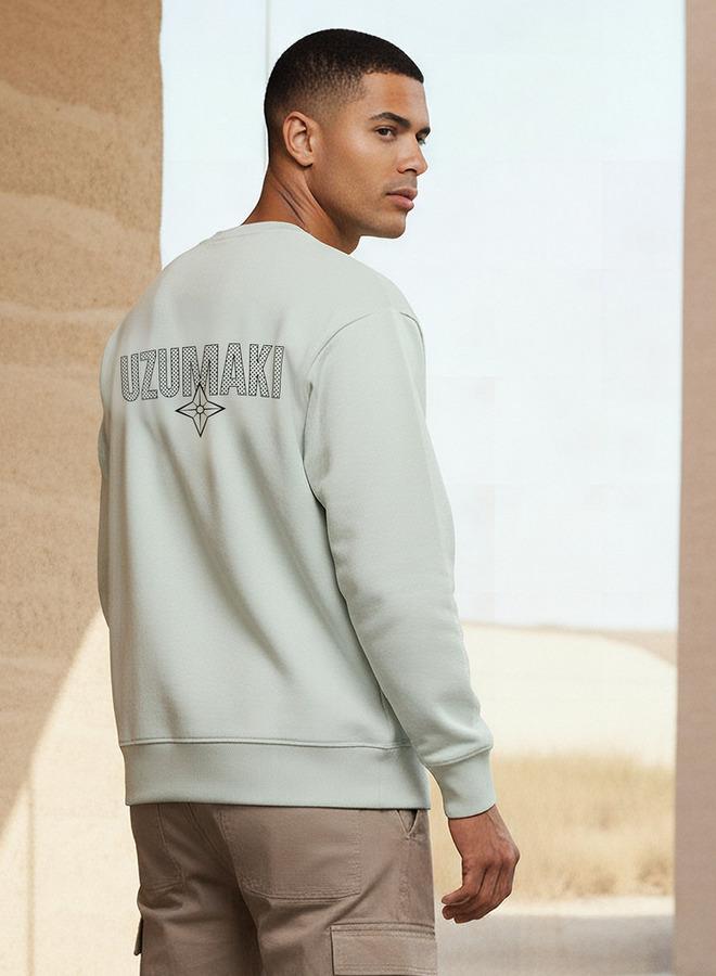 SP Characters Men Regular Fit Naruto Print Sweatshirt - Image 3