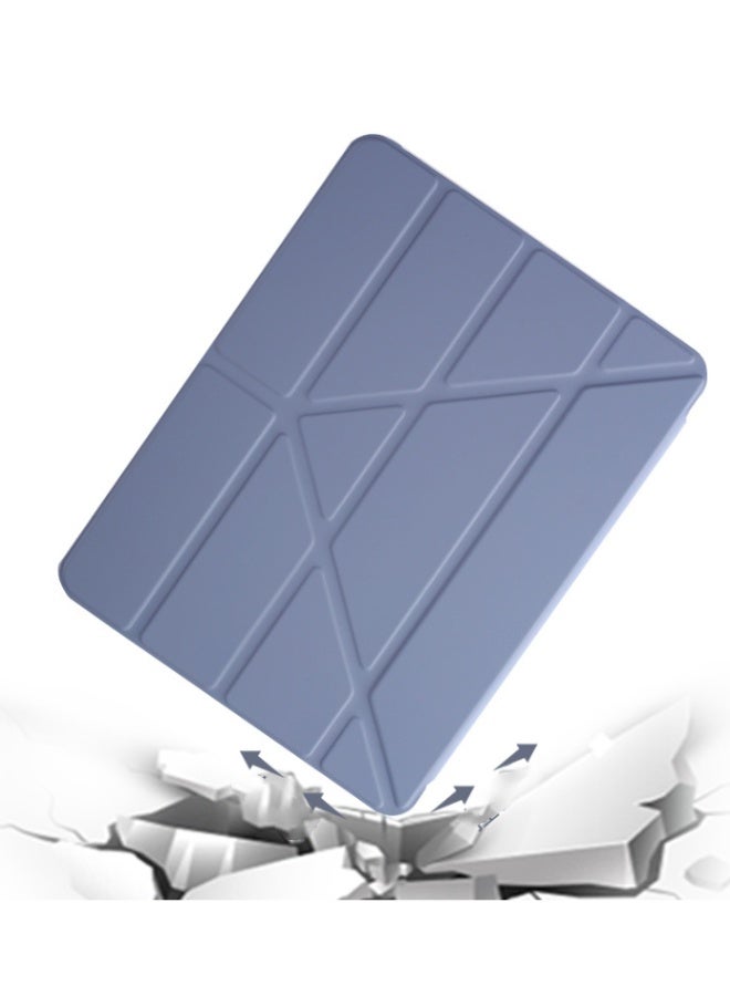 eGreen99 for iPad Air 13 inch (2024 6th M2 / 2025 7th M3 / 2026 8th M4) / ipad Pro 12.9 inch (22/21/20/18) Case Cover, Deformable 4+Y-Shaped Design, Multi Angle, Tpu Soft Leather Tablet Cover, Automatic Wake-Up/Sleep,Kaolin Gray - Image 3