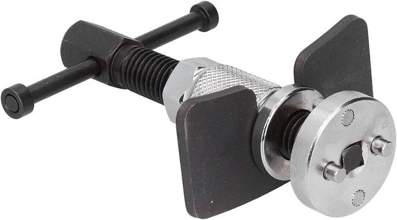 3Pcs Brake Caliper Piston Rewinding Tool Wind Back Kit, Universal Disc Brake Caliper Tool Set, Right Handed Threads for Car, Professional Auto Tool with Reaction Plate and Double P - Image 4