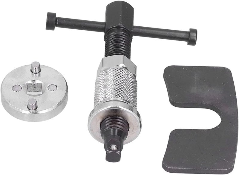 3Pcs Brake Caliper Piston Rewinding Tool Wind Back Kit, Universal Disc Brake Caliper Tool Set, Right Handed Threads for Car, Professional Auto Tool with Reaction Plate and Double P - Image 1