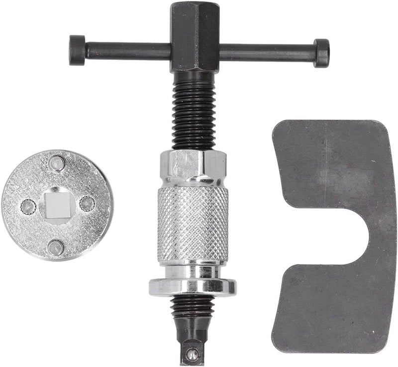 3Pcs Brake Caliper Piston Rewinding Tool Wind Back Kit, Universal Disc Brake Caliper Tool Set, Right Handed Threads for Car, Professional Auto Tool with Reaction Plate and Double P - Image 5