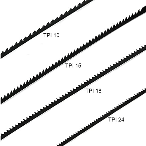 FOXBC 5-Inch Scroll Saw Blade Pin End Replacement for WEN 3921 3923, Dremel, Craftsman, Penn State, Delta, Ryobi and all 15in.and 16in.Scroll Saw - 48 Pack - Image 2