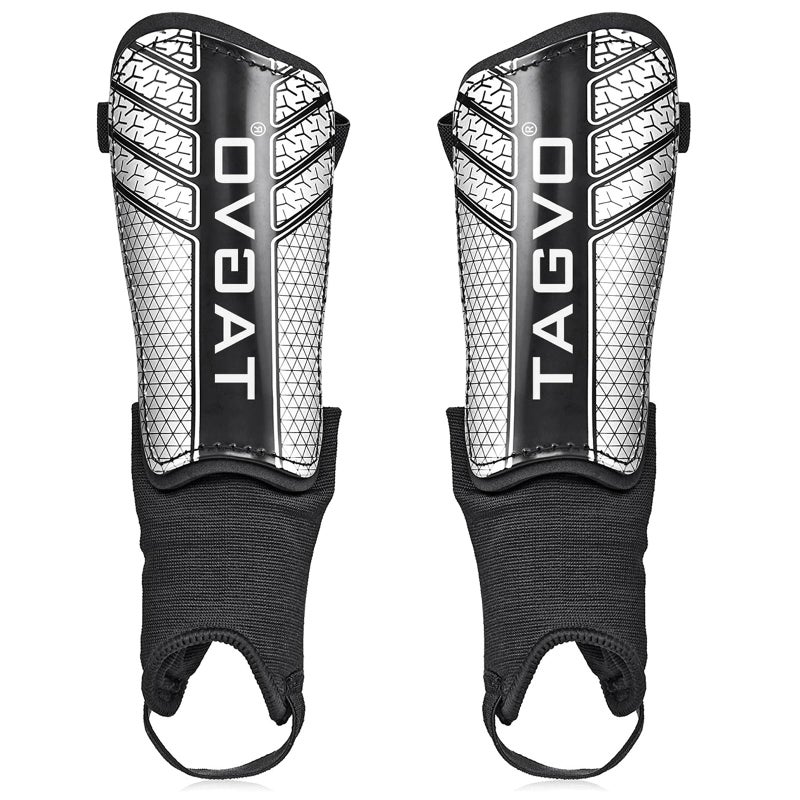 TAGVO Soccer Shin Guards for Kids Youth - Protective Soccer Equipment for Boys Girls - Adults Men Women Soccer Shin Guards - Soccer Shin Pads for Kids 3-16 Years Old Girls Boys, High Impact Resistant - Image 1