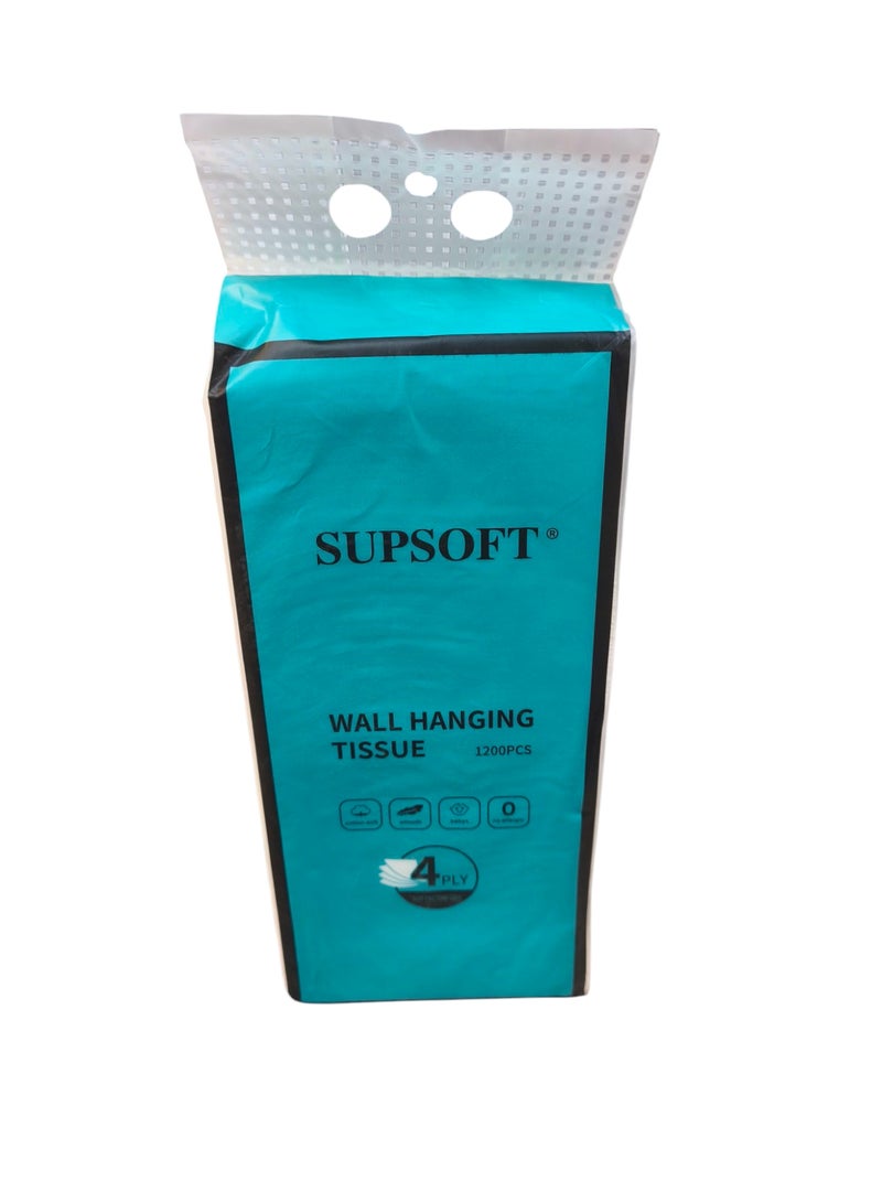 Generic Wall Hanging Tissues 4Ply Contains 1200 Tissues  - Image 1