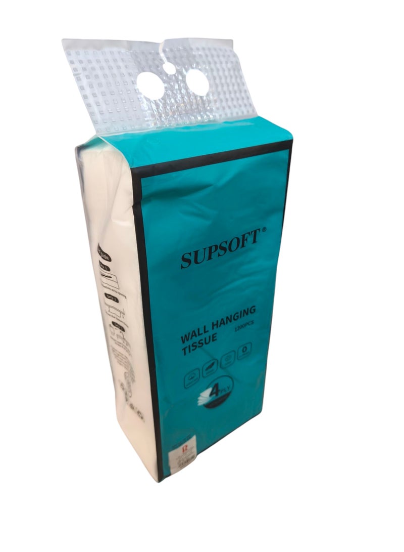 Generic Wall Hanging Tissues 4Ply Contains 1200 Tissues  - Image 3
